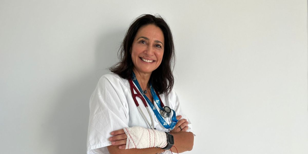 Cristina Garzón,  especialista en geriatría y cuidados paliativos en San Juan de Dios de Sevilla