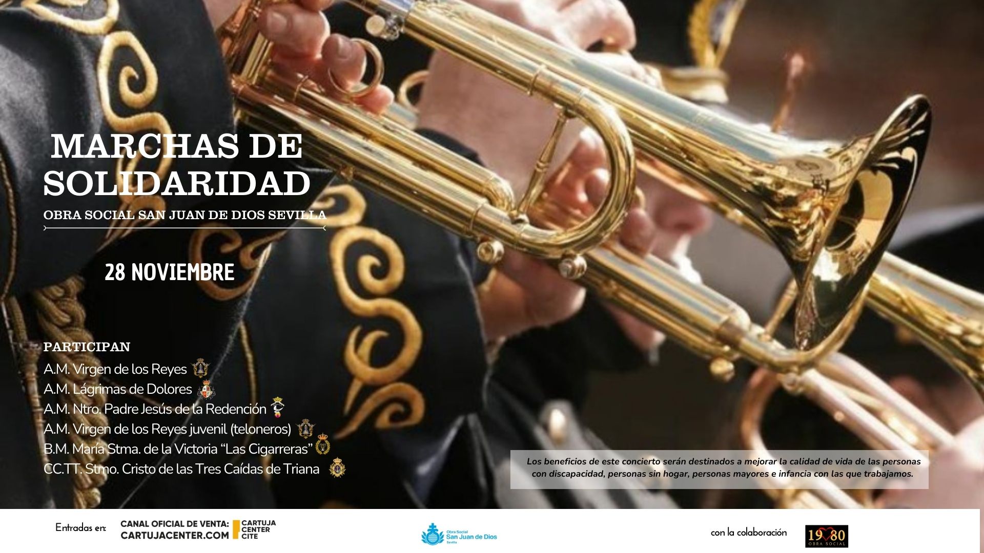 Concierto Solidario a beneficio de la Obra Social San Juan de Dios de Sevilla